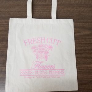Fresh Cut Flowers Tote
