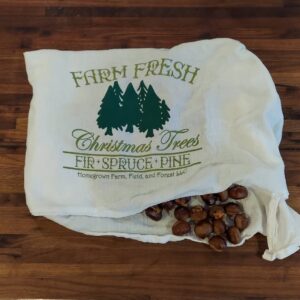 Christmas Trees tea towel