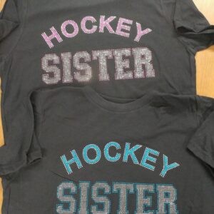 Hockey Sister Rhinestones
