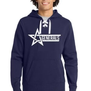 Genesee Generals Hockey Lace Hoodie